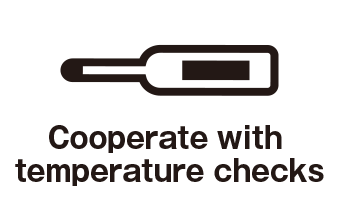 Cooperate with temperature checks