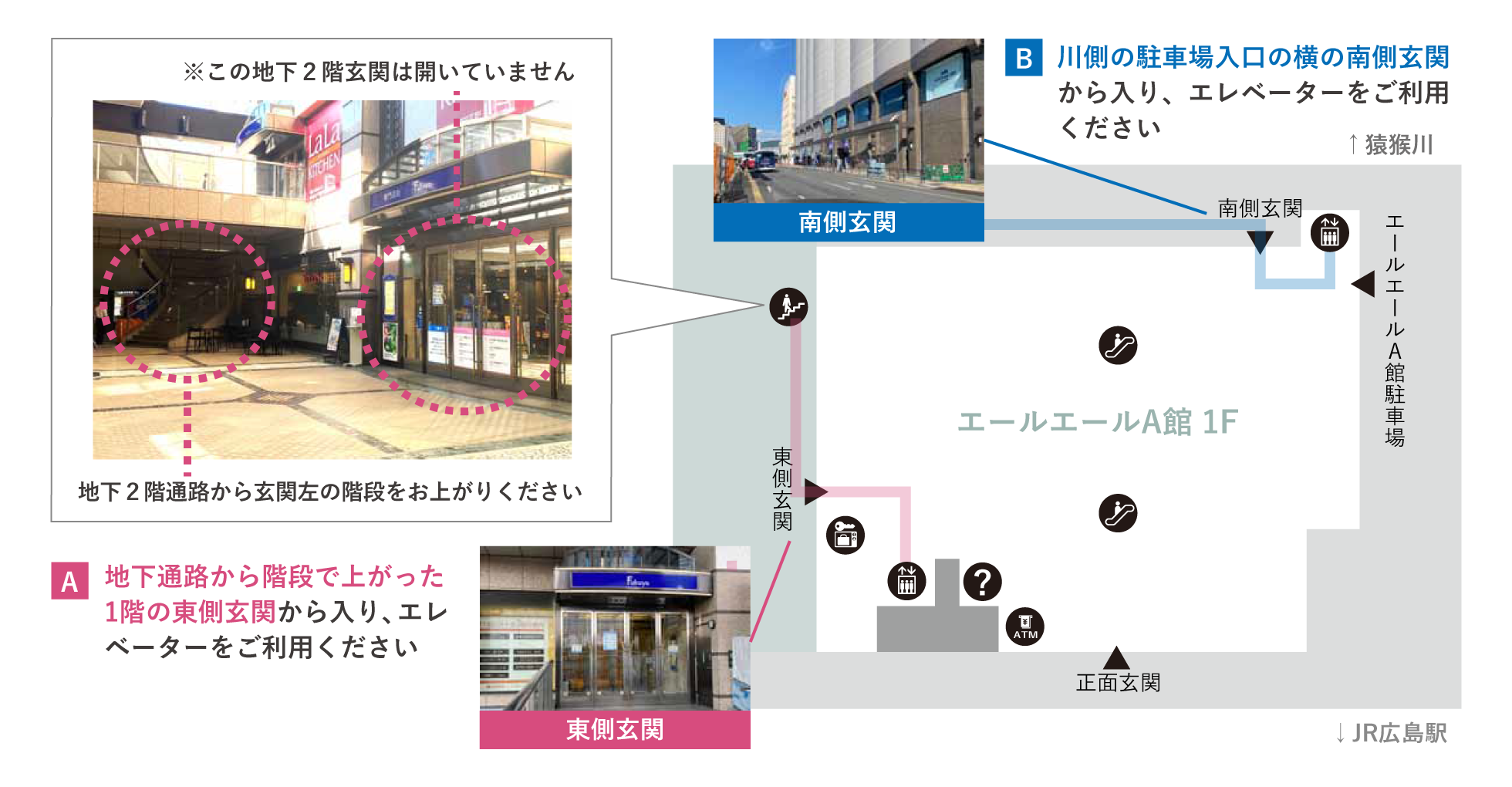 エールエールＡ館　早朝入館について