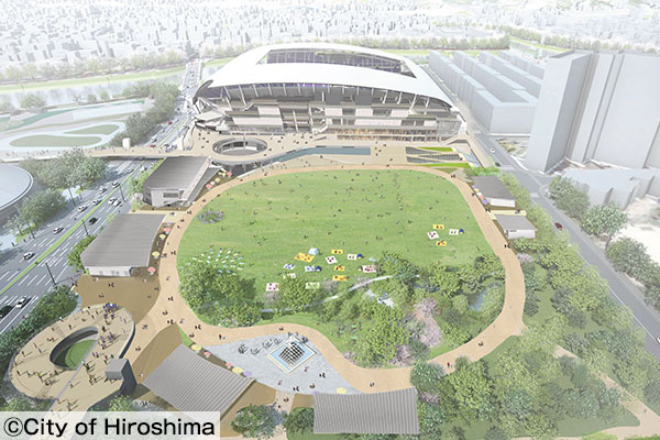 広島中央公園広場エリア（HiroPa）イメージ